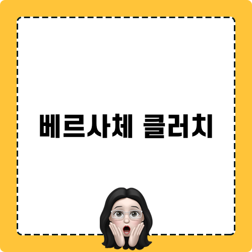 베르사체 클러치와 향수 세트