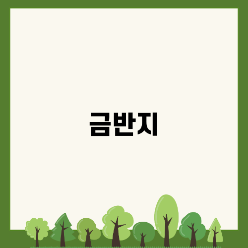 금반지 구매 가이드와 후기
